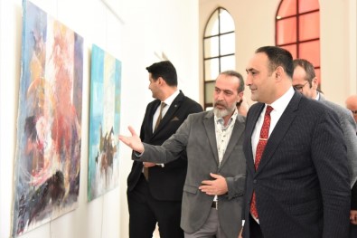 'Dört Renk Dört Yön Türk Ruhu' Resim Sergisi Açıldı