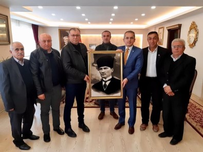 Kaymakam Pişkin'e Teşekkür Ziyareti