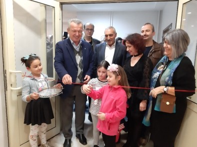 'Renk Ve Ahenk' Karma Resim Sergisi Felçli Bir Çocuğa Yardım Etmek Amacı İle Açıldı