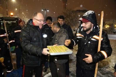 Sivas'ta Aralıksız Karla Mücadele