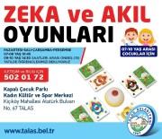 ÇOCUK PARKI - Talas'tan Çocuklara Zeka Ve Akıl Oyunları