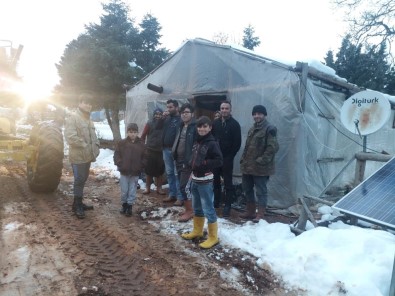 Mersin'in Yüksek Kesimlerinde Kar Kalınlığı 1,5 Metreye Ulaştı