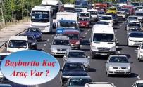 ARAÇ SAYISI - Bayburt'ta Trafiğe Kayıtlı Araç Sayısı 15 Bin 614 Oldu