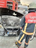 YANGIN TÜPÜ - Elazığ'da Park Halindeki Otomobil Yandı