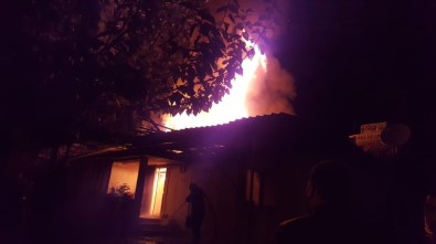 Köyceğiz'de Ev Yangını