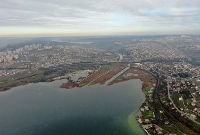 (Özel) Kanal İstanbul Güzergahı Havadan Görüntülendi