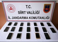 İL JANDARMA KOMUTANLIĞI - Siirt'te 16 Adet Kaçak Cep Telefonu Ele Geçirildi