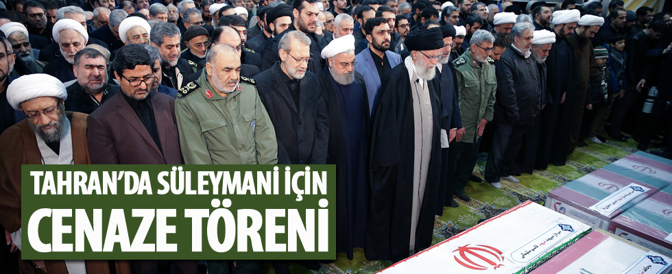Tahran'da Süleymani için cenaze töreni