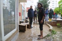 SU TAŞKINI - Başkan Tarhan, Yağıştan Etkilenen Bölgelerde İncelemelerde Bulundu