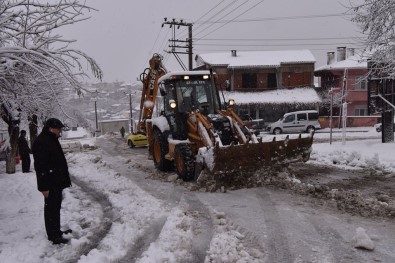 Çan Belediyesi Karla Mücadele Çalışmalarını Sürdürüyor