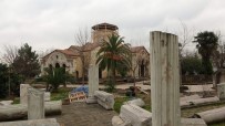 ASKERİ HASTANE - Ayasofya Camisi'nde Süren Restorasyon Çalışmalarında Sona Geliniyor