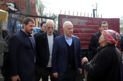 Başkan Gültak, Yağmur Mağduru Vatandaşları Yalnız Bırakmadı