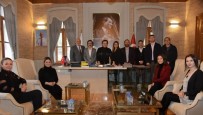 PAMUKÇU - CHP Merkez İlçe Teşkilatından Başkan Şahin'e Ziyaret