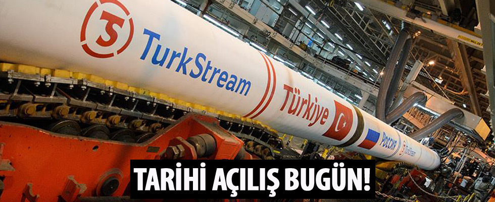 TürkAkım doğal gaz boru hattı açılıyor