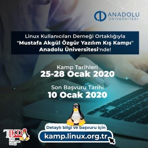 Ücretsiz Özgür Yazılım Eğitimleri Anadolu Üniversitesi'nde