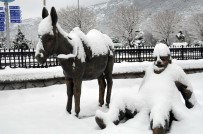 Akşehir'de Okullara 1 Gün Kar Tatili