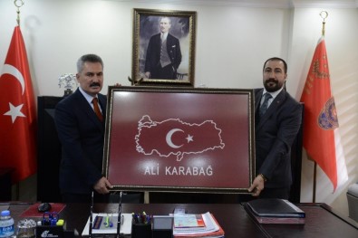 Başkan Kahraman'dan Emniyet Müdürü Karabağ'a Ziyaret