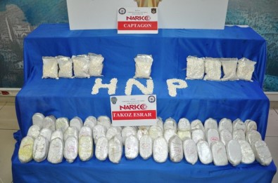 Hatay'da 20 Bin Adet Uyuşturucu Hap Ve 25 Kilo Esrar Ele Geçirildi