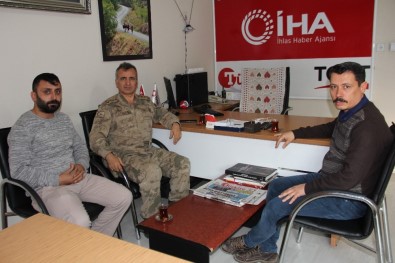 İl Jandarma Komutanı Atasoy'dan İHA'ya Ziyaret