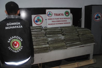 İpsala Gümrük Kapısı'nda 177 Kilo Esrar Ele Geçirildi