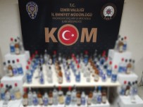 SAHTE RAKı - İzmir'de Bin 406 Şişe Sahte İçki Ele Geçirildi