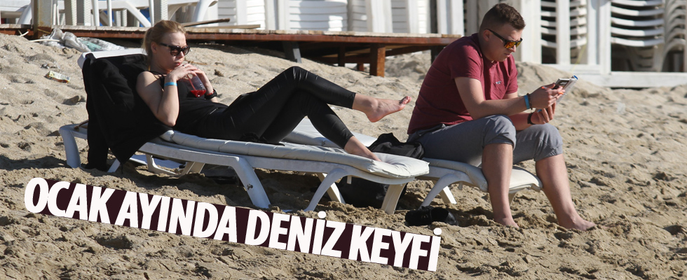 Ocak ayında deniz keyfi