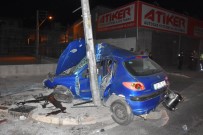İzmir'de Trafik Kazası Açıklaması 1 Ağır Yaralı