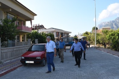Kemer Belediyesi'nden Göynük'te Alt Yapı Çalışmaları