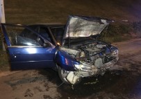 TEM Otoyolu'nda Kadın Sürücü Kaza Yaptı Açıklaması 2 Yaralı