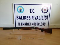 Balıkesir'de Polis 5 Silah Yakaladı