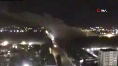 Ermenistan'ın Gence'ye düzenlediği füze saldırısının görüntüleri