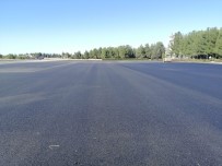 Polis Havacılık Müdürlüğü Apronu Asfaltlandı