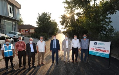 Adapazarında 57 Sokakta Asfalt Çalışması