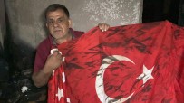 Alevlerin Sardığı Evde, Türk Bayrağı Yanmadı Haberi