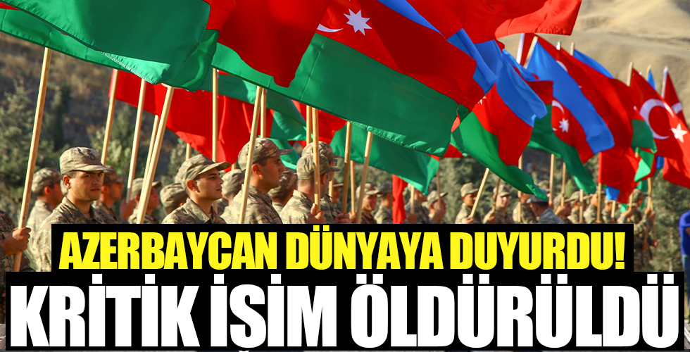 Azerbaycan dünyaya duyurdu: Arthur Grigoryan'ı gece öldürdük