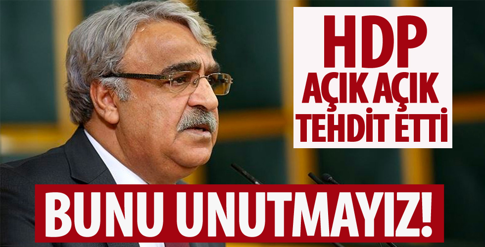 HDP'den Millet İttifakı'na tehdit: Bunu unutmayız