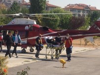 KOAH Hastası Kadın Ambulans Helikopterle Şehir Merkezine Getirildi Haberi