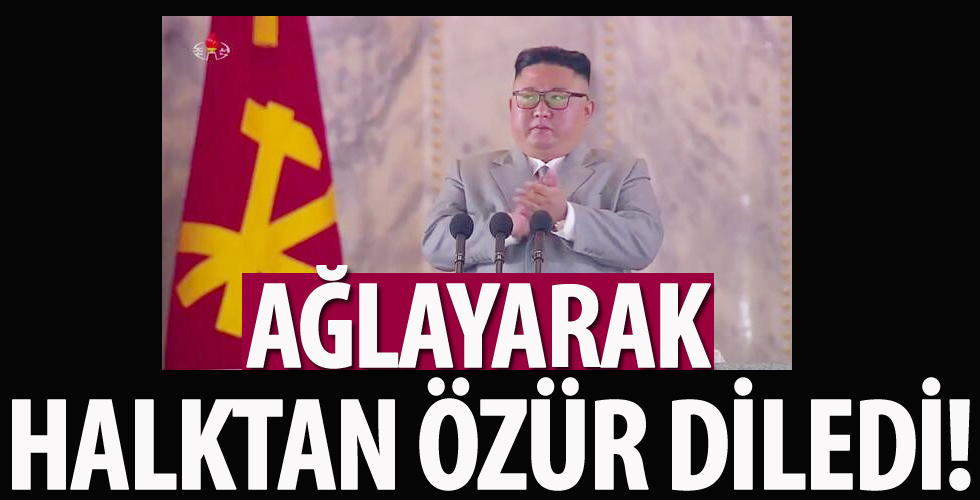 Kuzey Kore lideri Kim Jong-un, ağlayarak halktan özür diledi