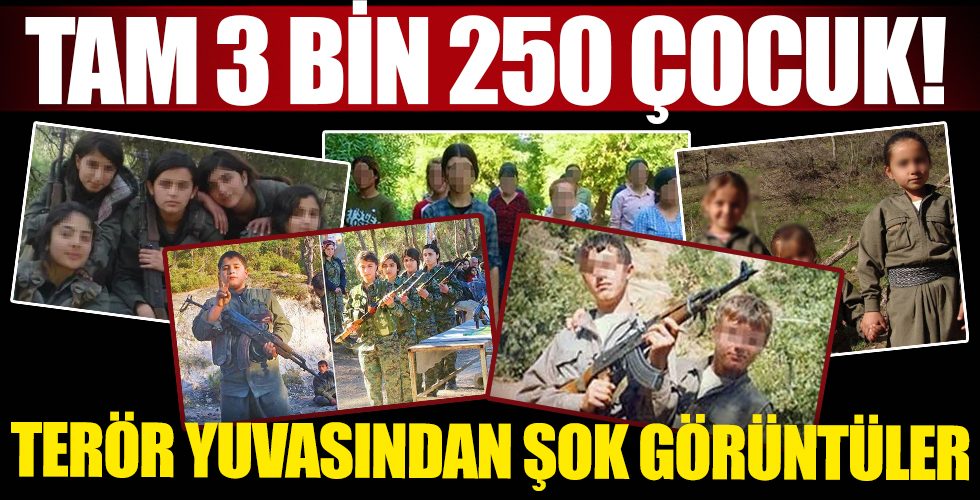 Terör örgütü PKK'nın 3 bin 250 çocuğu kaçırdığı ortaya çıktı!