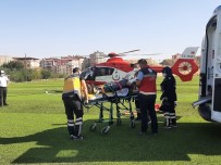 Yaşlı Kadının İmdadına Ambulans Helikopter Yetişti Haberi