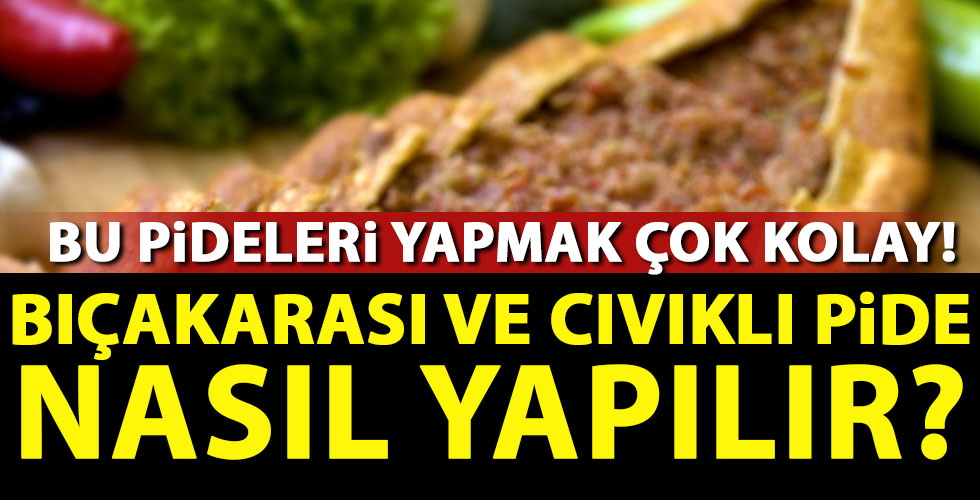 Bu pideleri yapmak çok kolay!