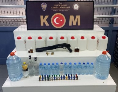 Isparta'da Sahte İçki Operasyonu