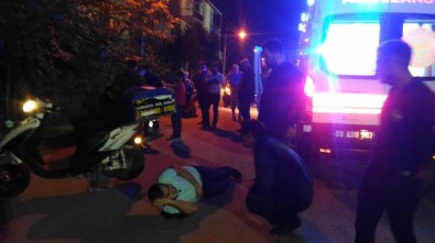 Motosiklet İle Bisiklet Çarpıştı Açıklaması 2 Yaralı