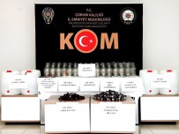 Çorum Polisinden Sahte İçki Operasyonu