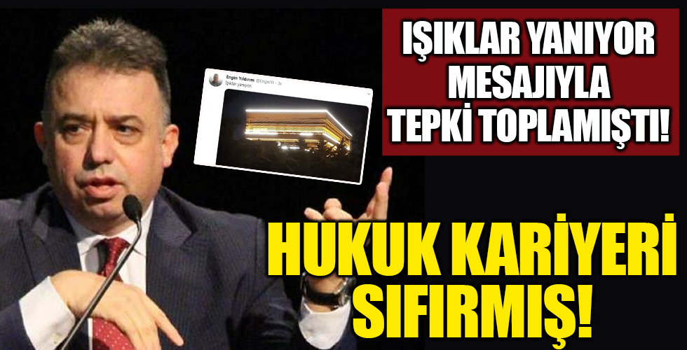 AYM'de hukuk kariyeri olmayan tek üye: Engin Yıldırım