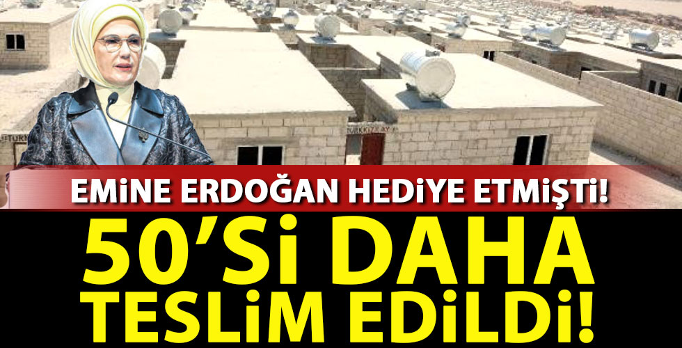 Emine Erdoğan hediye etmişti! Bugün teslim edildi!