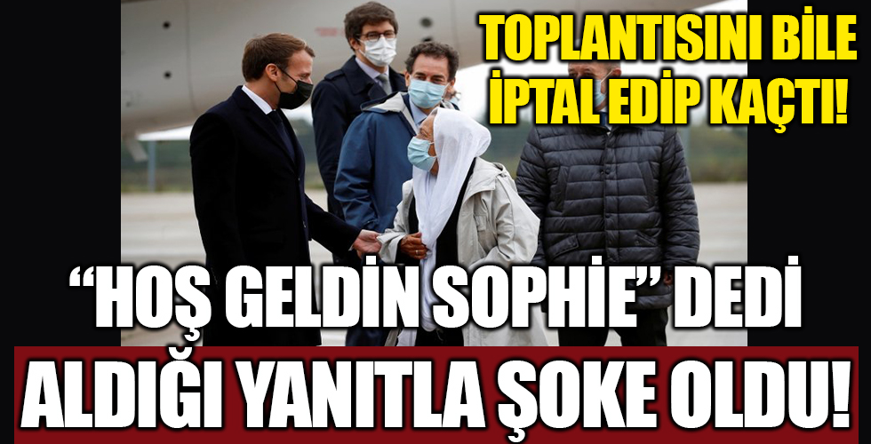 'Hoş geldin Sophie' deyince aldığı yanıt ile neye uğradığını şaşırdı!
