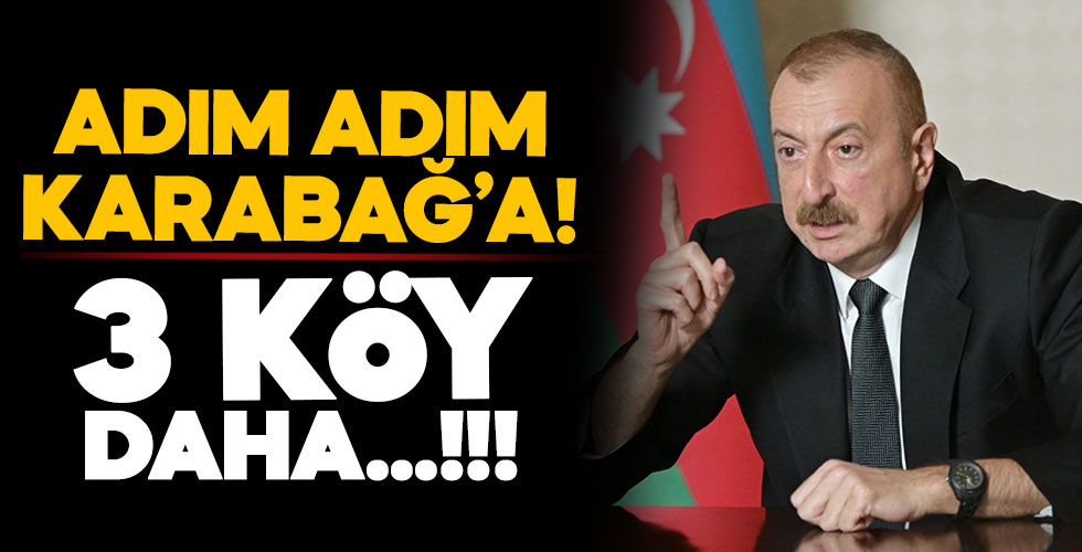 Azerbaycan sevindiren haberi duyurdu! 3 Köy daha kurtarıldı!