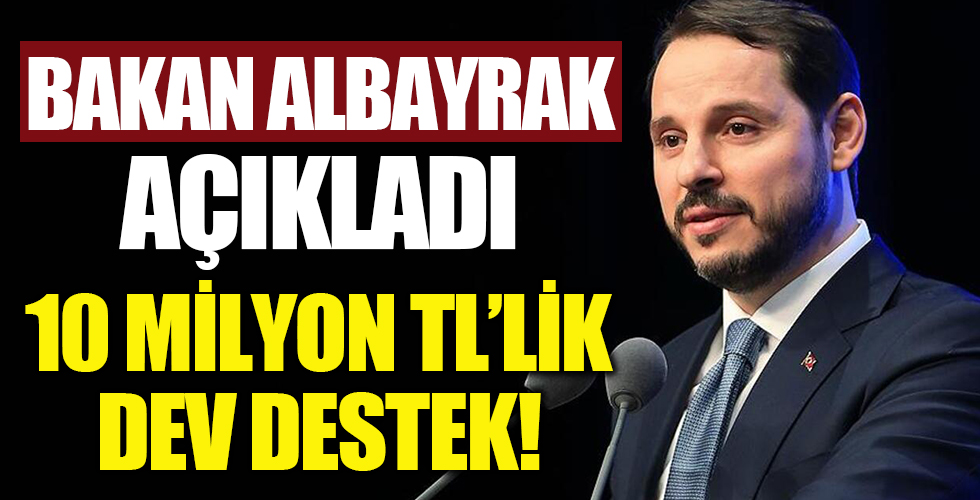 Bakan Albayrak: 10 milyar TL'lik destek paketini devreye alıyoruz