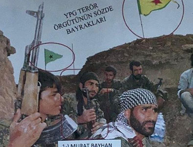 PKK paçavrasının altında fotoğrafı çıkınca...!!!